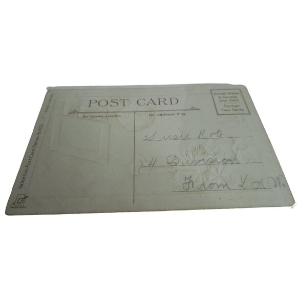 Vintage Valentine Postcard Printed Germany unposted St Valentines Day - Picture 2 of 2